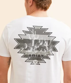 Ariat Cactus Rider T-Shirt White Best