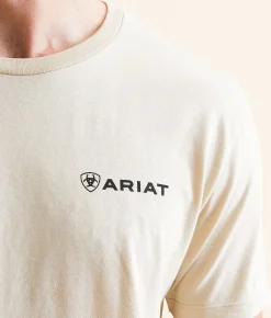 Ariat Cactus Valley T-Shirt Natural Discount
