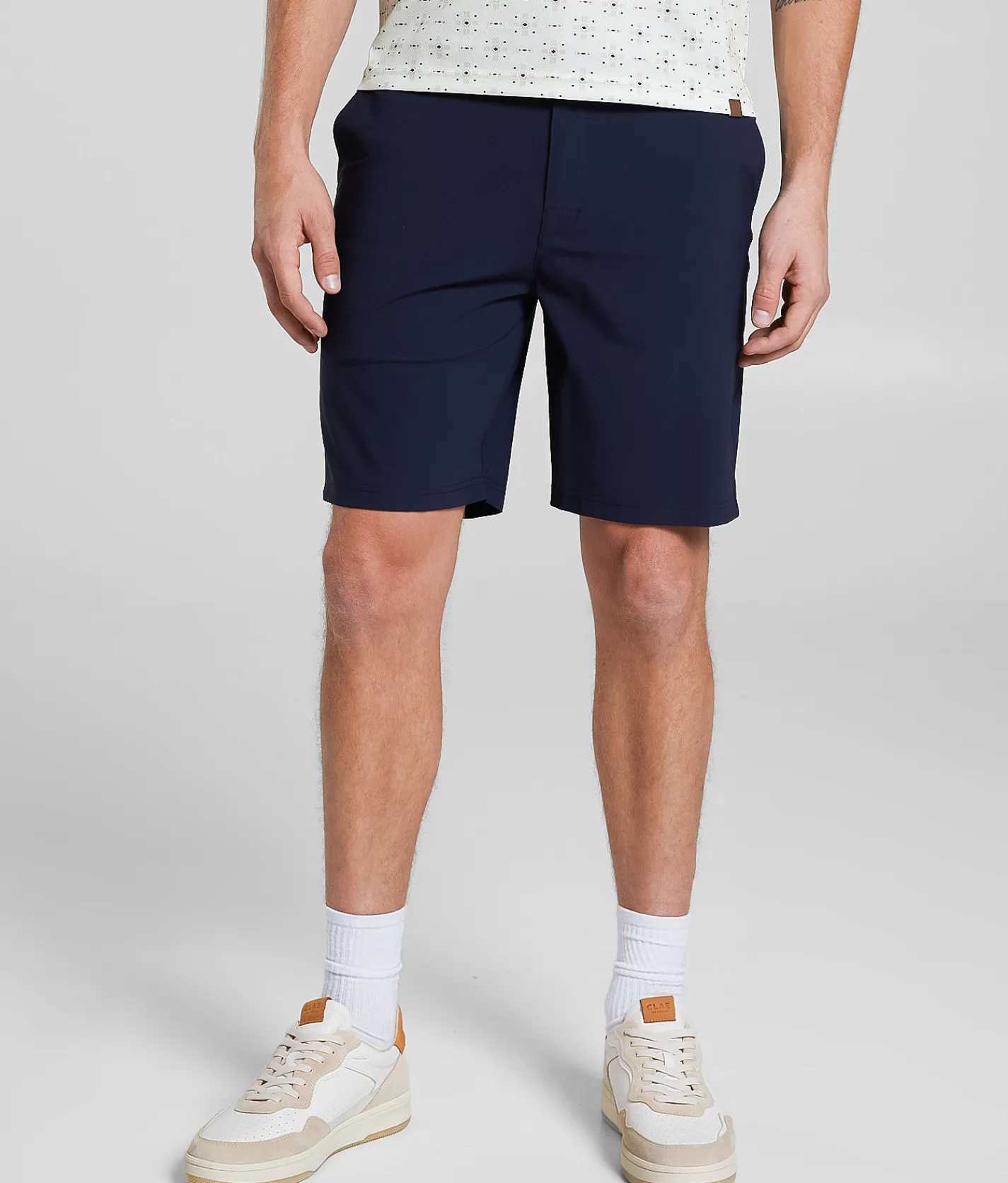 Bottoms|Activewear | SAXX Caddie Stretch Short Dark Ink
