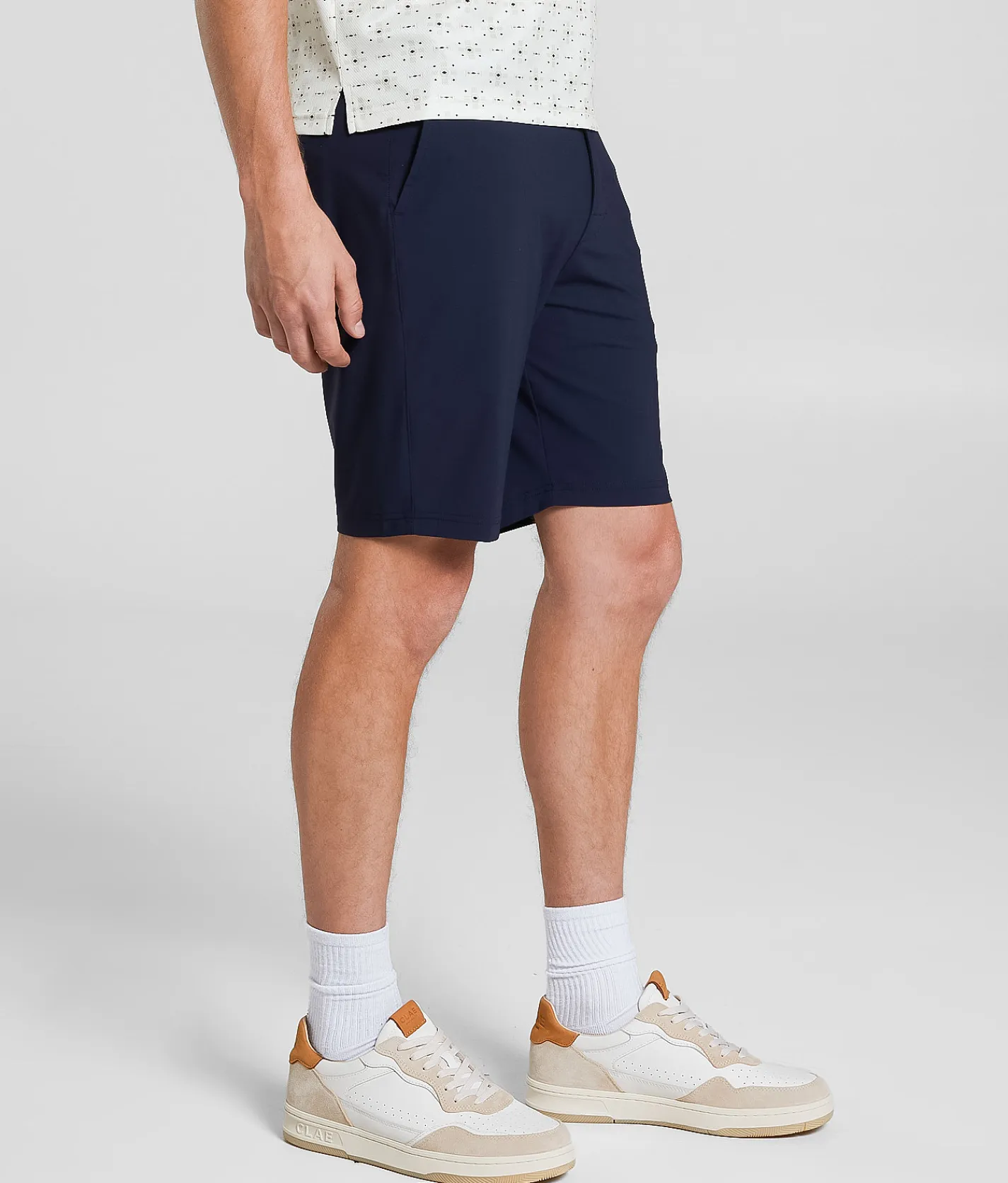 Bottoms|Activewear | SAXX Caddie Stretch Short Dark Ink