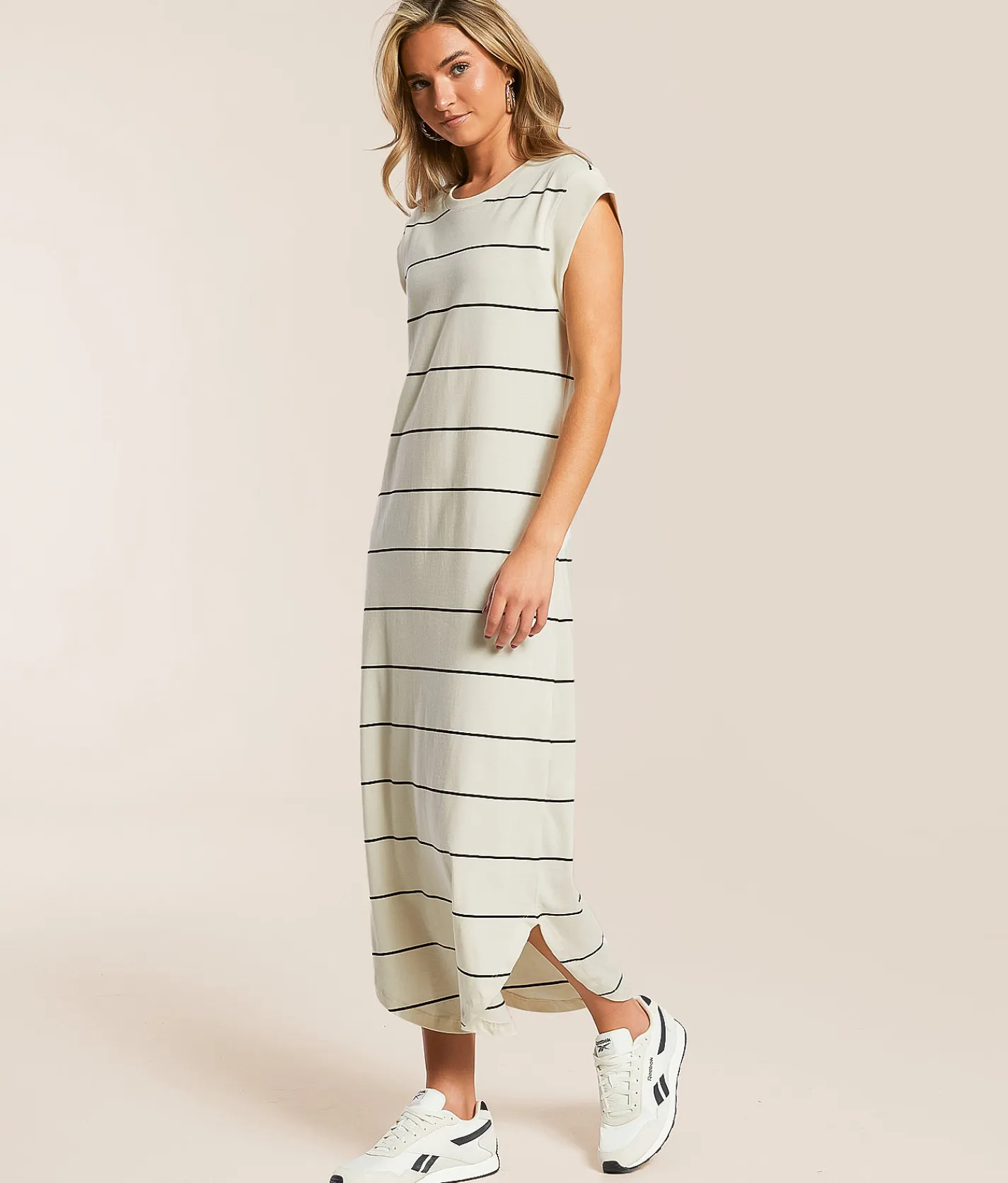 Dresses | Z Supply Calabasas Striped Midi Dress Crystal