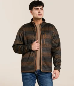 Ariat Caldwell Sweater Knit Jacket Light Brown Southwest Hot