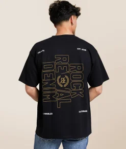 Tops|Graphic T-Shirts | Rock Revival Caleb T-Shirt Black
