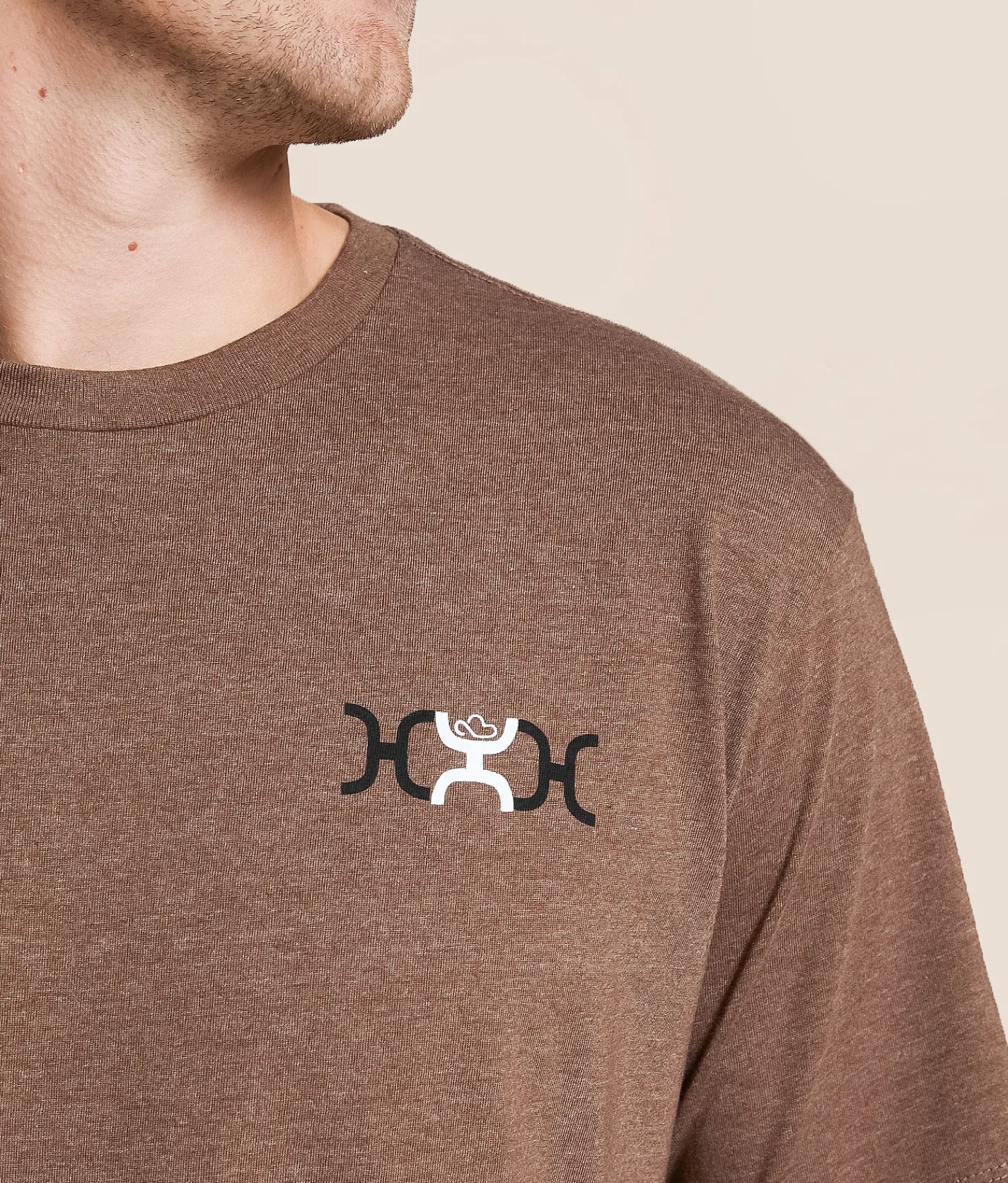 Tops|Graphic T-Shirts | Hooey Calgary T-Shirt Heather Brown