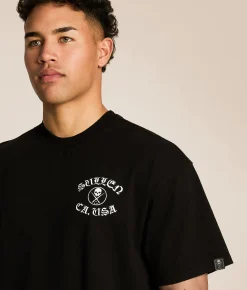 Tops|Graphic T-Shirts | Sullen Cali Girl T-Shirt Jet Black