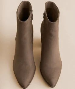 Shoes | Mia Calletana Heeled Ankle Boot Mushroom