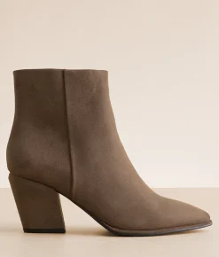 Shoes | Mia Calletana Heeled Ankle Boot Mushroom