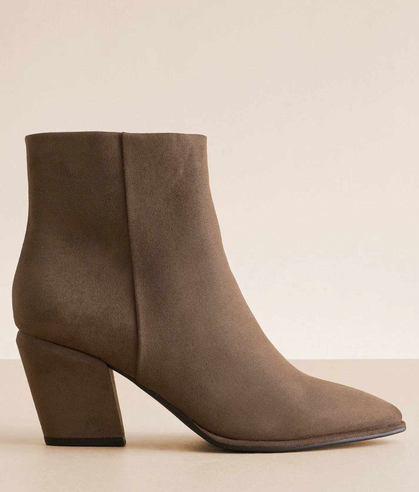 Shoes | Mia Calletana Heeled Ankle Boot Mushroom