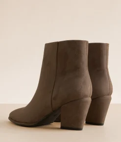 Shoes | Mia Calletana Heeled Ankle Boot Mushroom