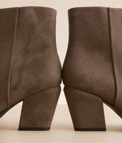 Shoes | Mia Calletana Heeled Ankle Boot Mushroom
