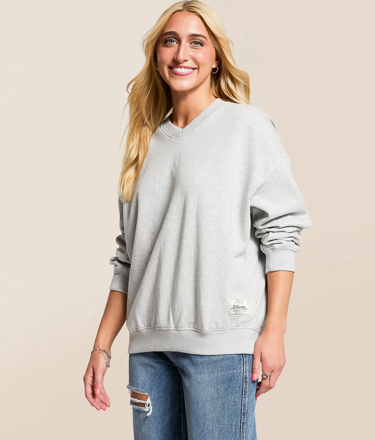 Billabong Cambridge Pullover Heather Grey Best