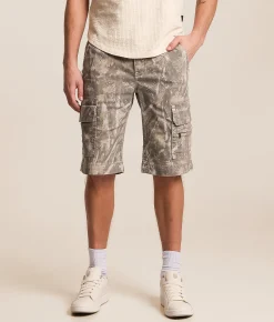 Rock Revival Camo Cargo Stretch Short Grey Camo Hot