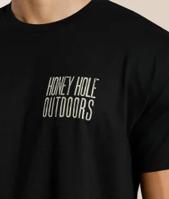 Tops|Graphic T-Shirts | Honey Hole® Camo Crappie T-Shirt Black