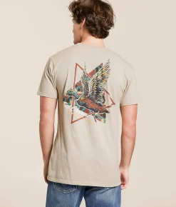 Tail Chasers Club Camo Ducks T-Shirt Plaza Taupe Clearance