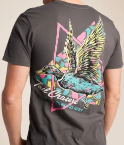 Tops|Graphic T-Shirts | Tail Chasers Club Camo Ducks T-Shirt Pepper