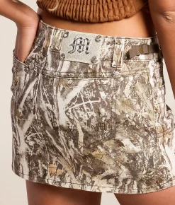 Bottoms | Miss Me Camo Mini Skirt Tree Camo
