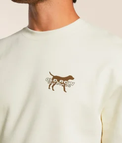 Tops | Old Row Camo Pointer Pullover Bone