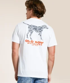 Old Row Camo Pointer T-Shirt White Outlet