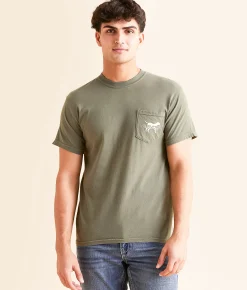 Old Row Camo Pointer T-Shirt Sage Best