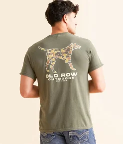 Old Row Camo Pointer T-Shirt Sage Best
