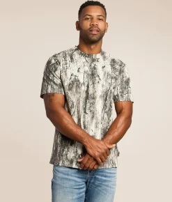 Nova Industries Camo Print T-Shirt Black Camo Clearance