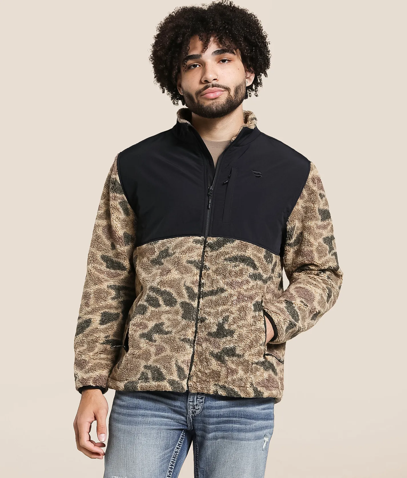 BURLEBO Camo Sherpa Jacket Rocky Mountain Sale