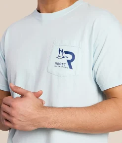 Roost Waterfowl Camo Shield T-Shirt Chambray
