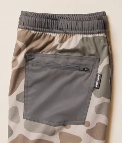 Bottoms | BURLEBO Camo Stretch Swim Trunks Jumbo Deer Camo