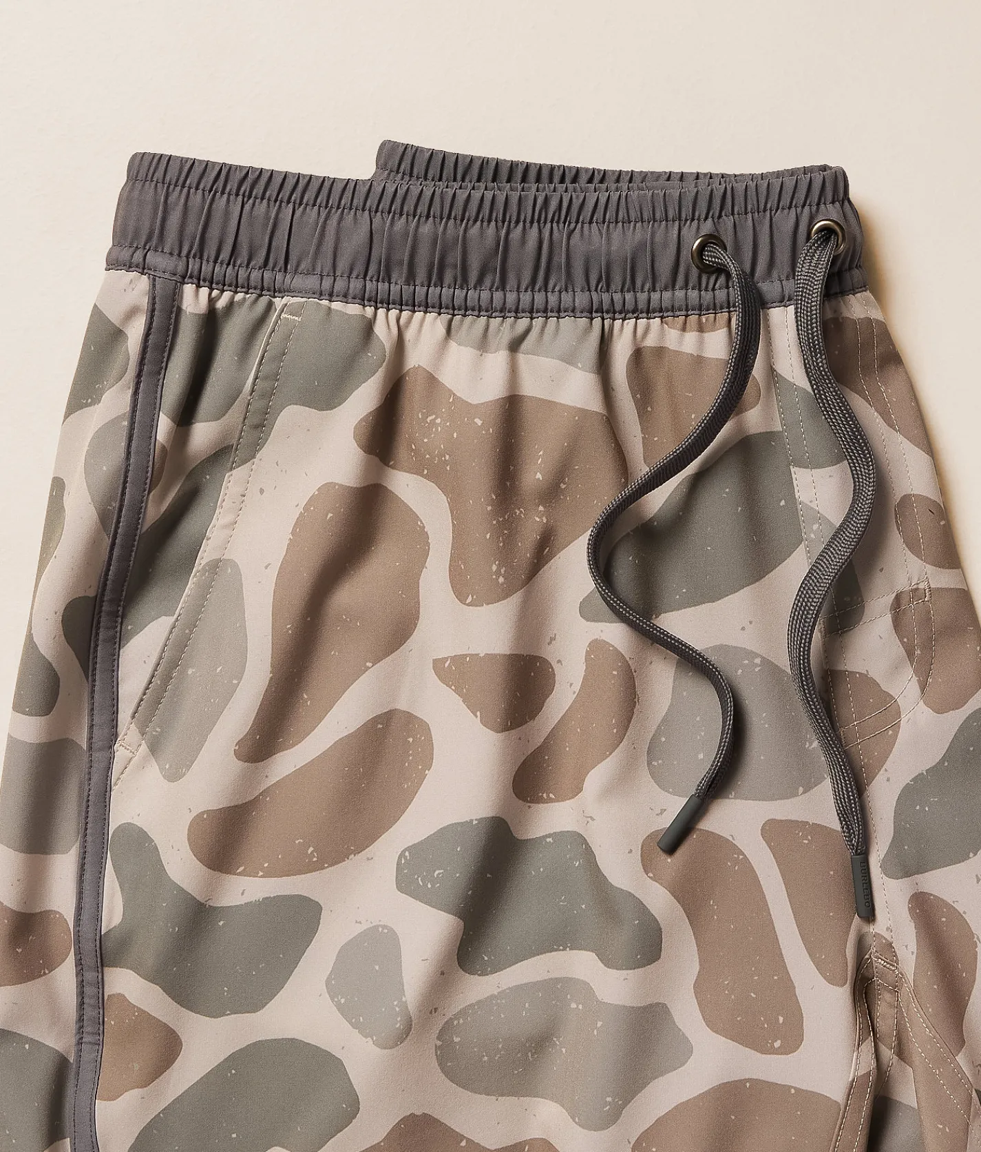 BURLEBO Camo Stretch Swim Trunks Jumbo Deer Camo Outlet