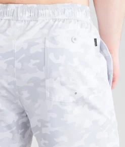 Veece Camo Stretch Swim Trunks Snow Camo Online