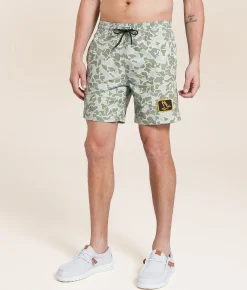 Bottoms|Swimwear | Funk Lagoon Camo Swim Trunks Camo Multi