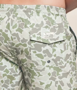 Bottoms|Swimwear | Funk Lagoon Camo Swim Trunks Camo Multi
