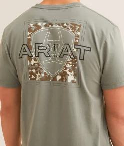 Ariat Camoutline T-Shirt Castor Grey Hot