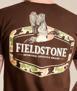 Tops|Graphic T-Shirts | Fieldstone Camo Wood Duck T-Shirt Mole