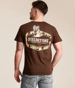 Tops|Graphic T-Shirts | Fieldstone Camo Wood Duck T-Shirt Mole