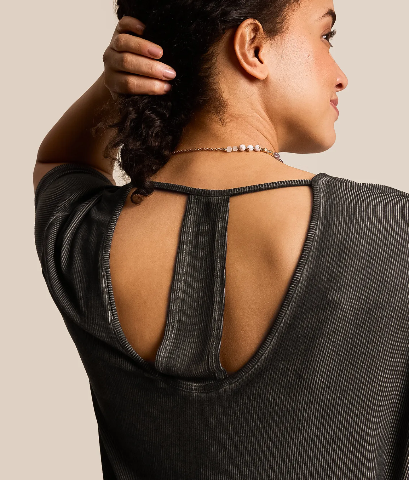 White Crow Camryn Top Washed Black Outlet