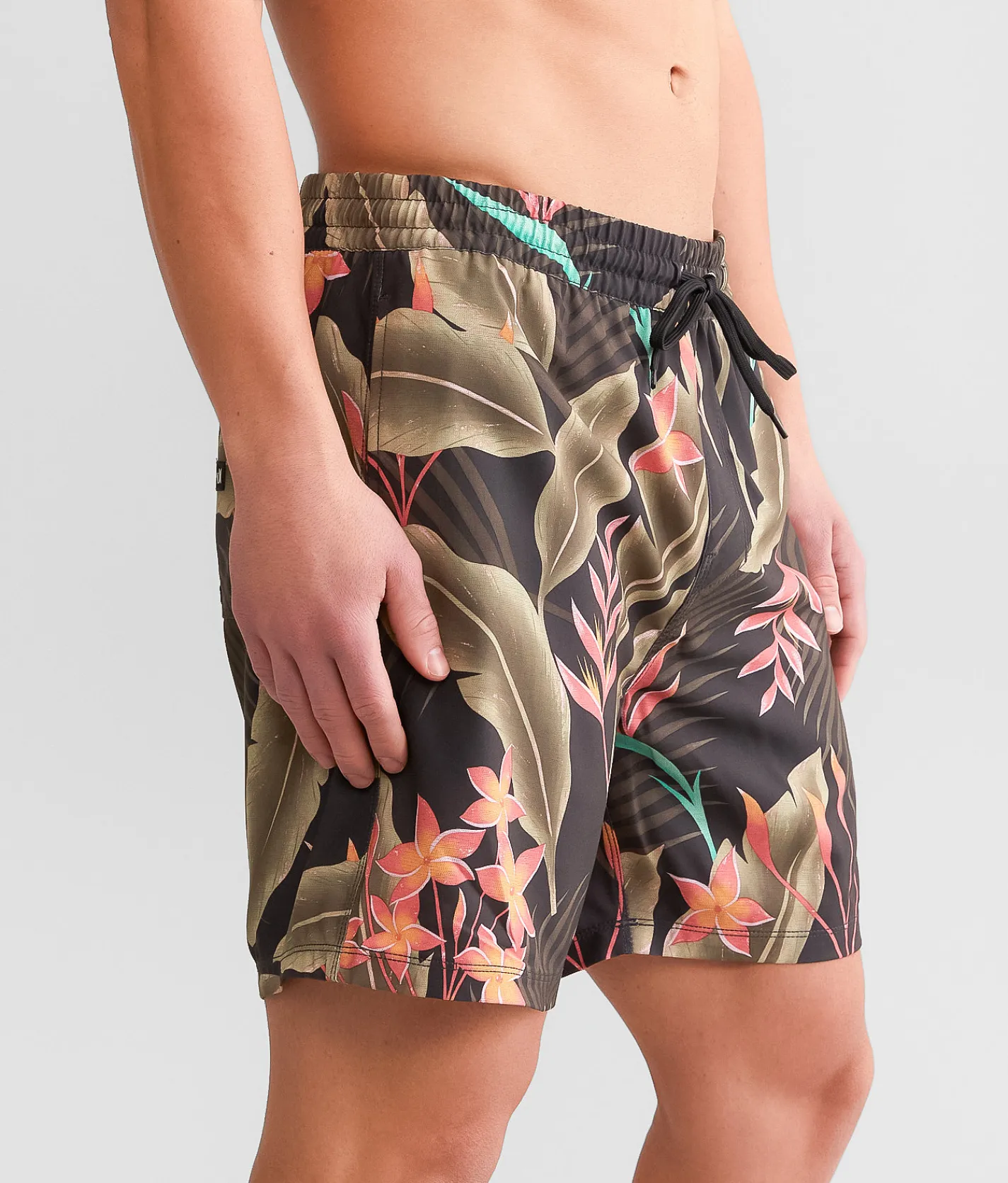 Bottoms|Swimwear | Hurley Cannonball Volley Stretch Swim Trunks Seaview