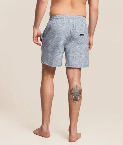 Bottoms|Swimwear | Hurley Cannonball Volley Stretch Swim Trunks Worker Blue