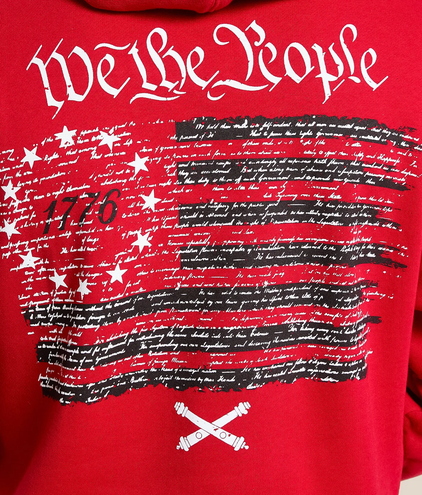 Howitzer Cannon Flag Hooded Sweatshirt Chili Pepper Discount