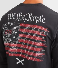 Howitzer Cannon Flag T-Shirt Vintage Black Discount