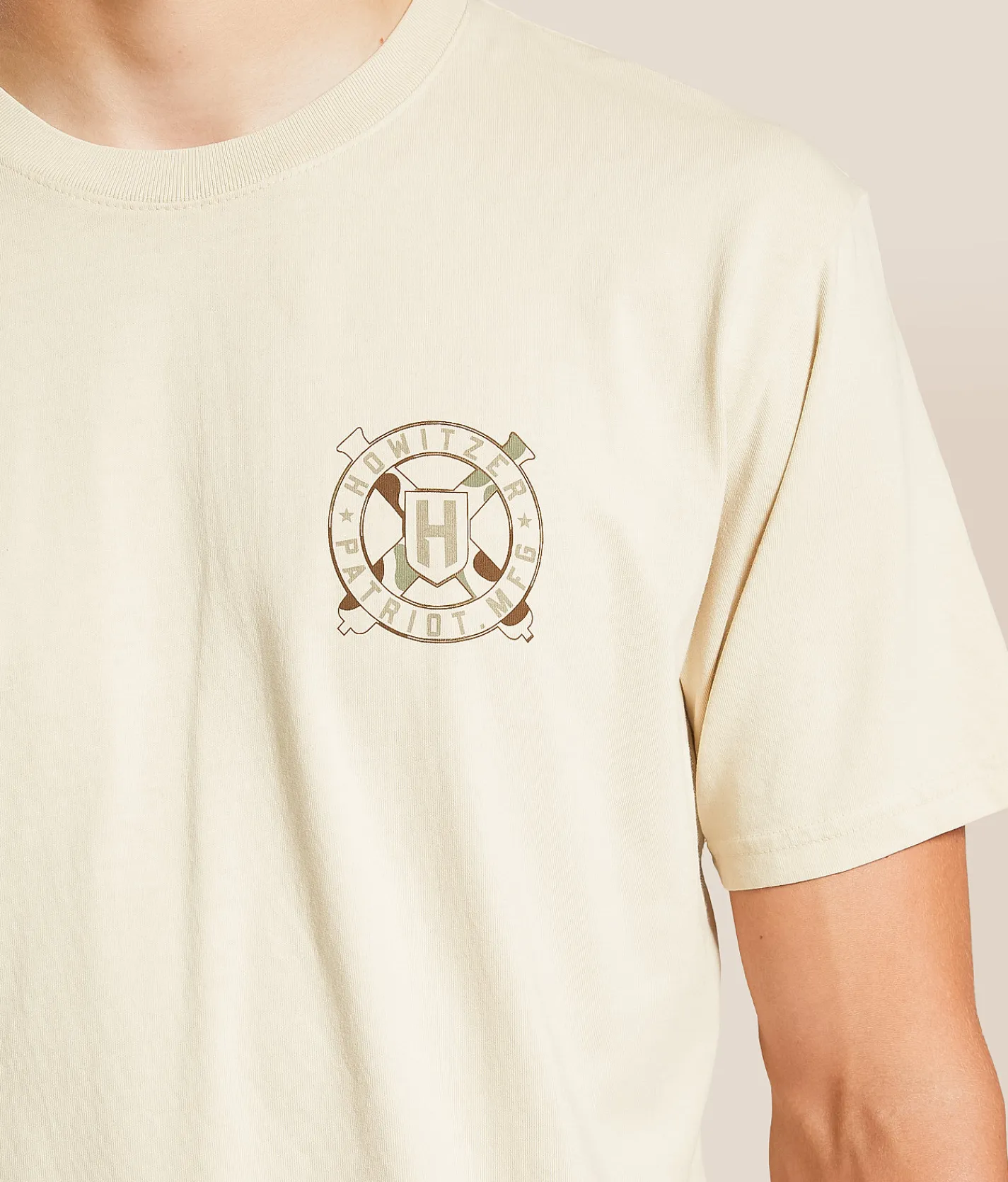 Tops|Graphic T-Shirts | Howitzer Cannon T-Shirt Brazilian Sand