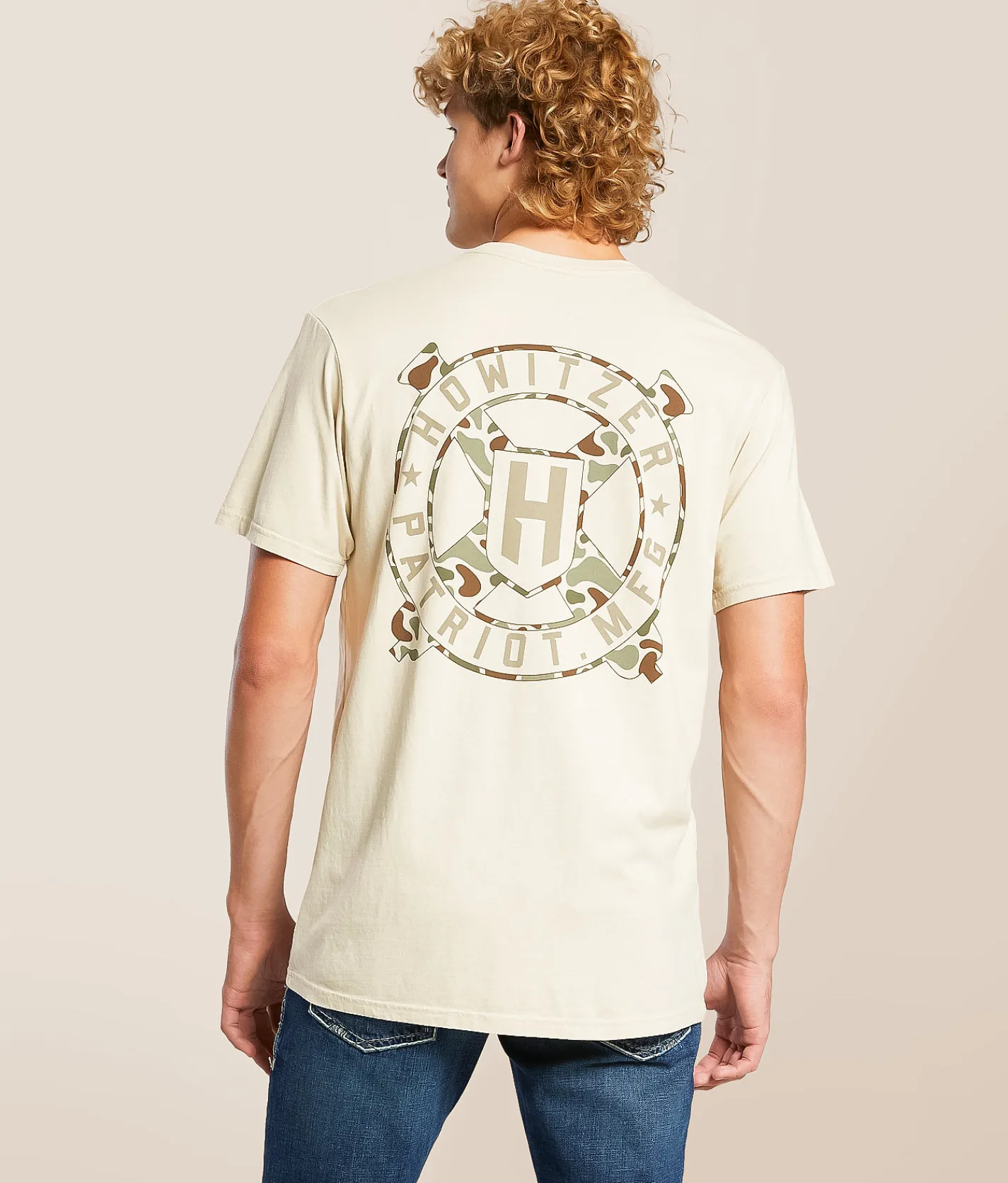 Tops|Graphic T-Shirts | Howitzer Cannon T-Shirt Brazilian Sand