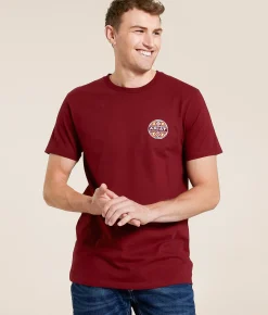 Graphic T-Shirts | Ariat Canyon Aztec Circle T-Shirt Cabernet