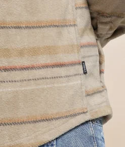 O'Neill Canyons Superfleece Hooded Shirt Khaki Discount