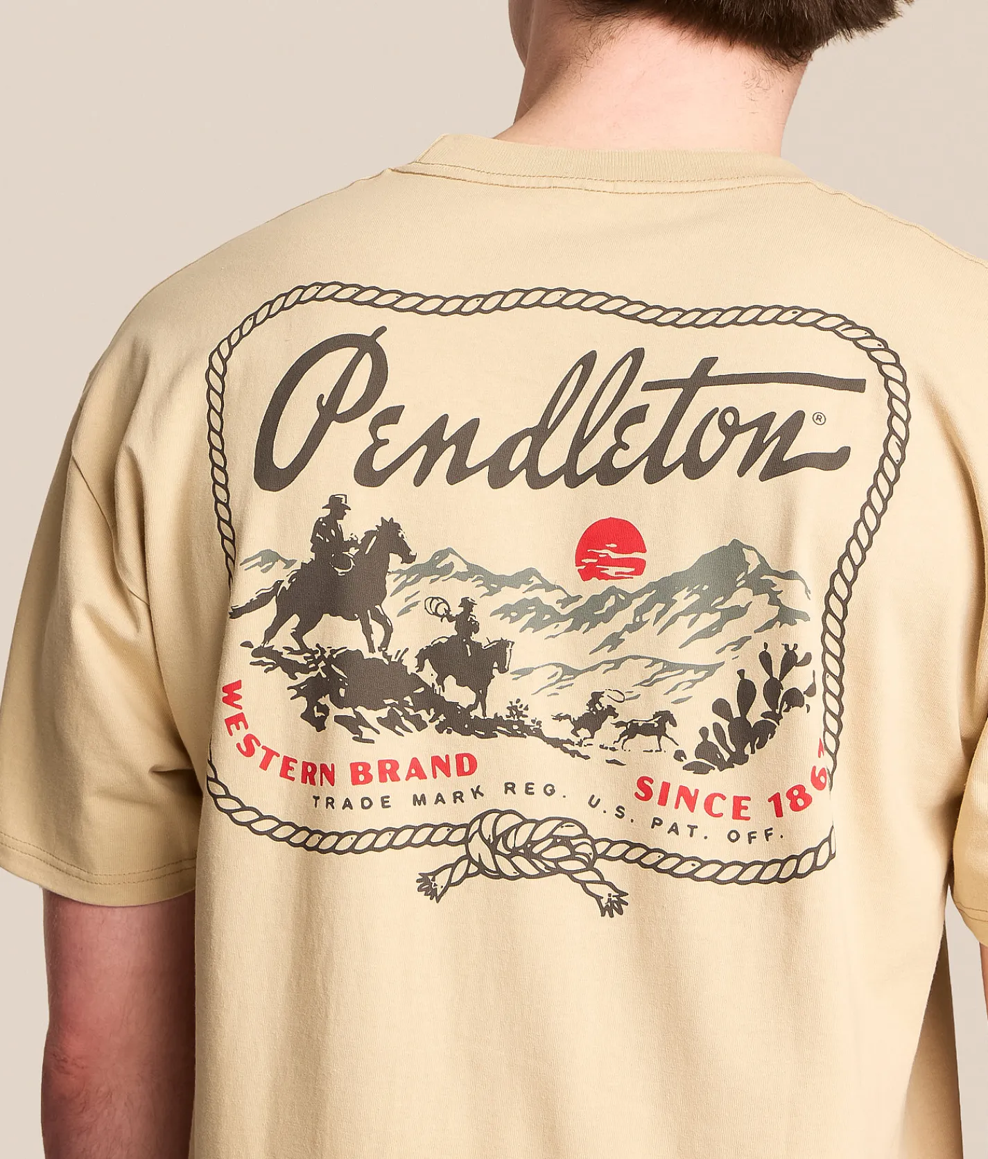Pendleton Canyon Sunset T-Shirt Sand Online