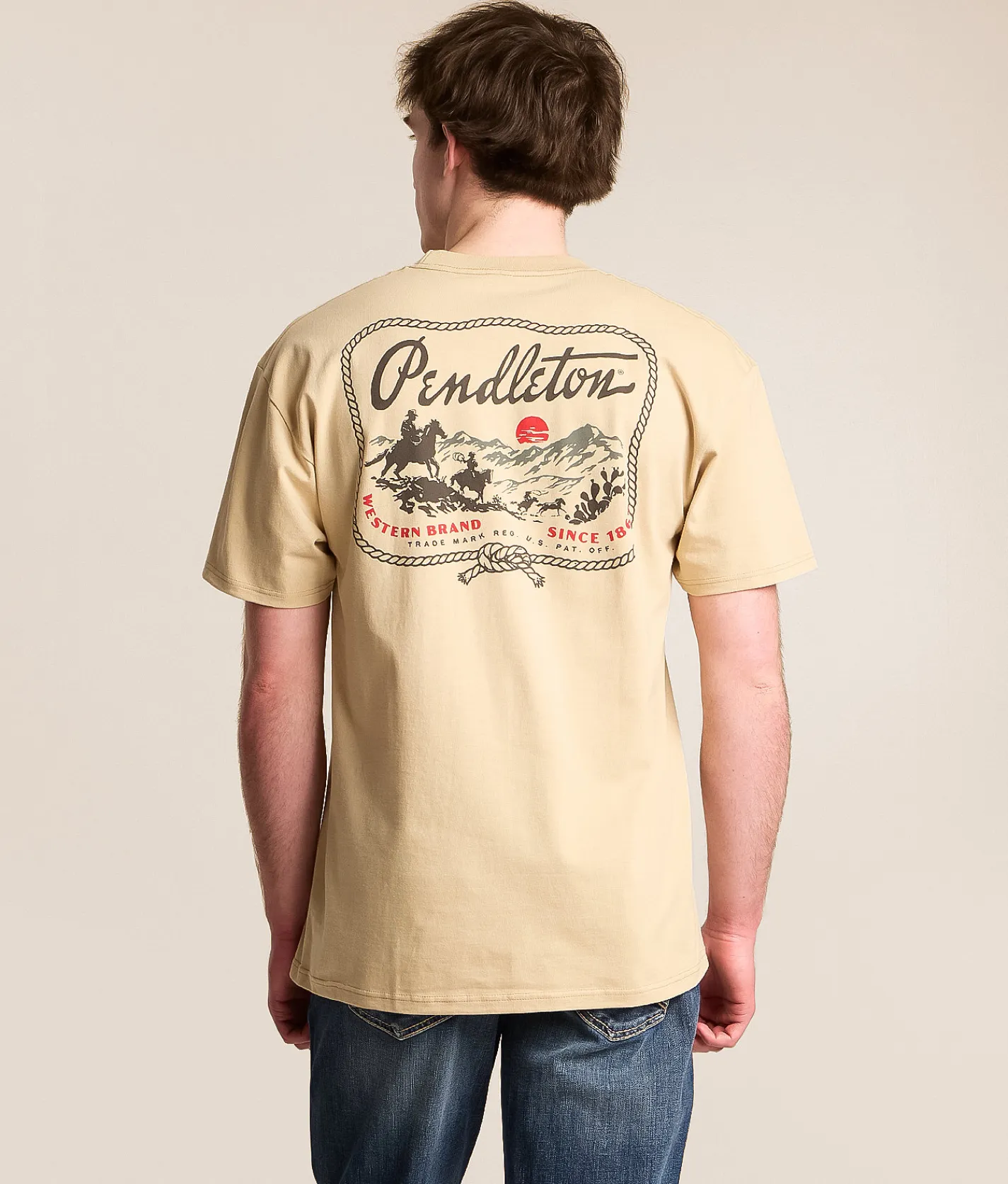 Pendleton Canyon Sunset T-Shirt Sand Online