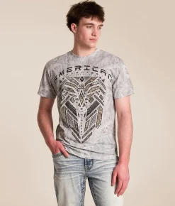 Graphic T-Shirts | American Fighter Cardin T-Shirt Tree Leaves Ghost