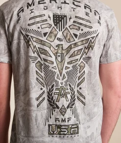 Graphic T-Shirts | American Fighter Cardin T-Shirt Tree Leaves Ghost
