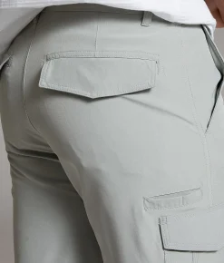 BKE Cargo Hybrid Stretch Walkshort Ghost Grey Hot