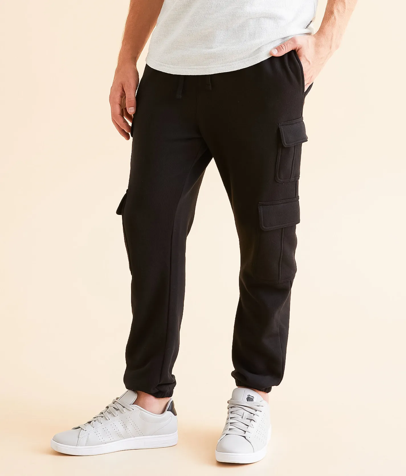 Bottoms | Nova Industries Cargo Jogger Black